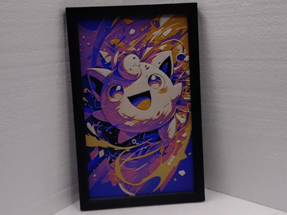 Pokemon Jigglypuff by Asgar3D HueForge model: Pokemon Jigglypuff by Asgar3D