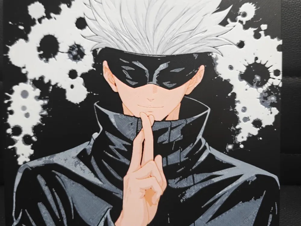 Satoru Gojo Jujutsu Kaisen by TheHueforgeLady HueForge model: Satoru Gojo Jujutsu Kaisen by TheHueforgeLady