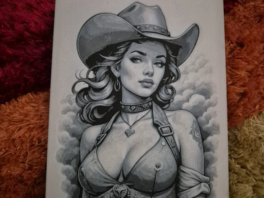 cowgirl A hueforge cowgirl A hueforge