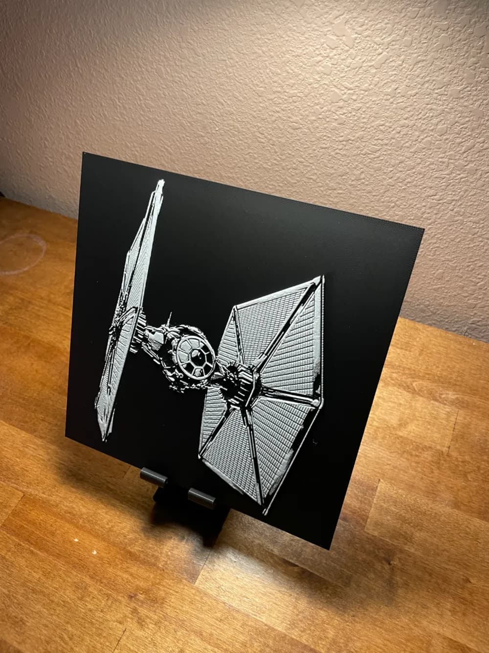 HueForge model: Hueforge - Star Wars - Tie Fighter by Cloudy Nostalgia