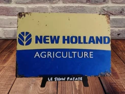 Vintage New Holland Hueforge Plaque by leshowpatate HueForge model: Vintage New Holland Hueforge Plaque by leshowpatate