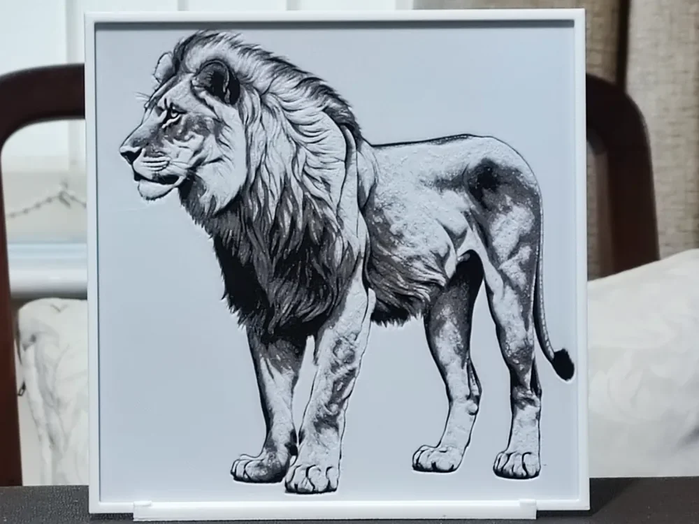 HueForge model: King Of The Jungle - HueForge 3 Color by BoDad