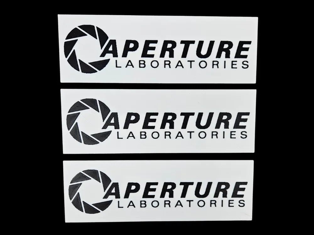Aperture Laboratories Bookmark (Portal) by BusyKikiBee HueForge model: Aperture Laboratories Bookmark (Portal) by BusyKikiBee