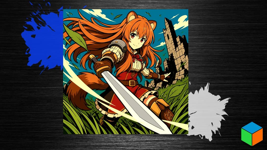 Raphtalia — Ten Filaments for This One by 3D Prints By Vic HueForge model: Raphtalia — Ten Filaments for This One by 3D Prints By Vic