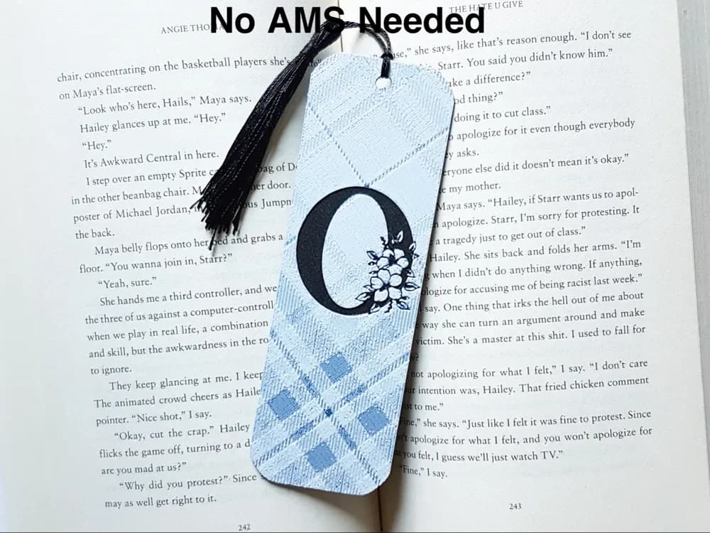 Monogram O Bookmark. Hueforge Monogram O Bookmark. Hueforge