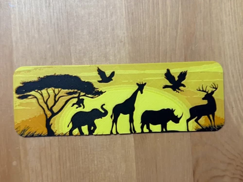 safari bookmark by Morganja HueForge model: safari bookmark by Morganja