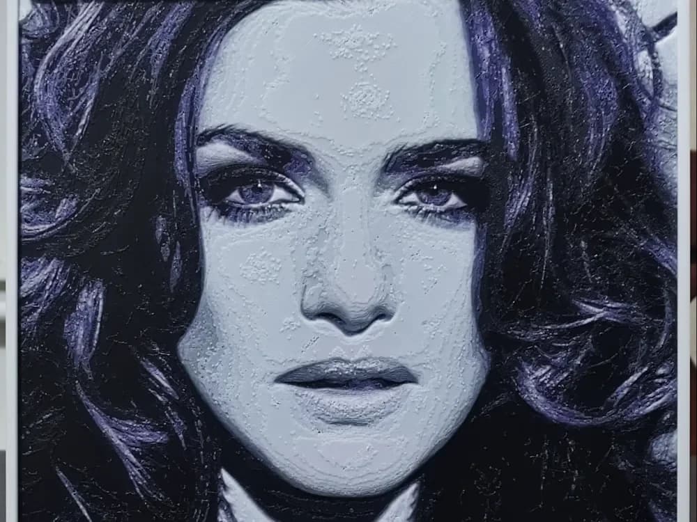 Rachel Weisz HueForge 4 Color by BoDad HueForge model: Rachel Weisz HueForge 4 Color by BoDad