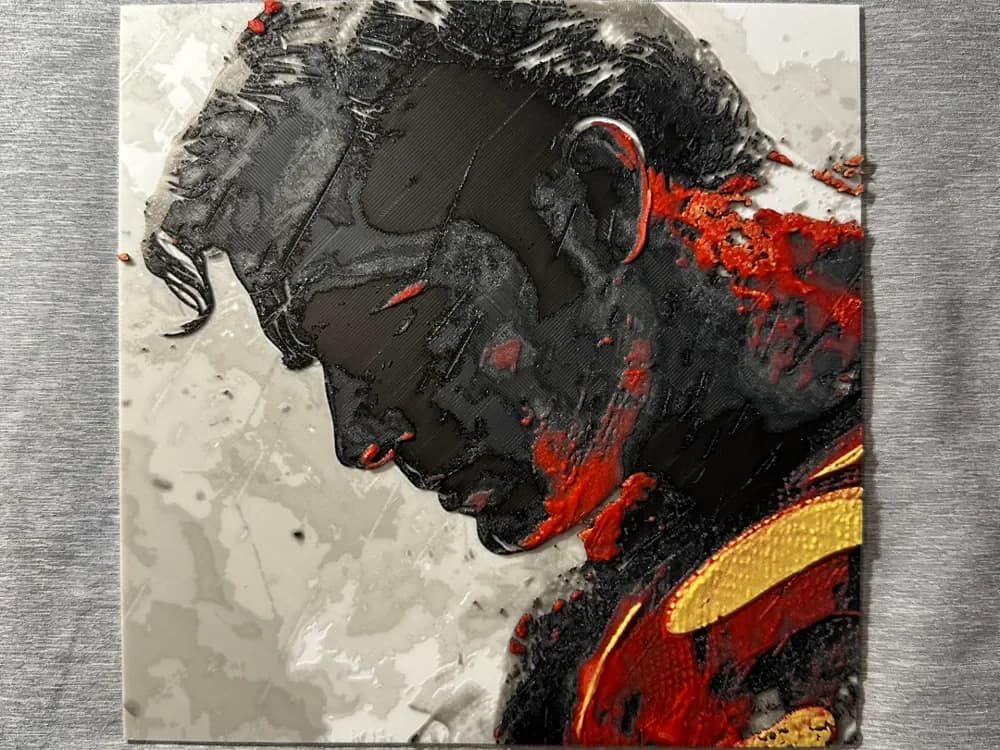 HueForge model: Superman Hueforge 2 by Hey Ben