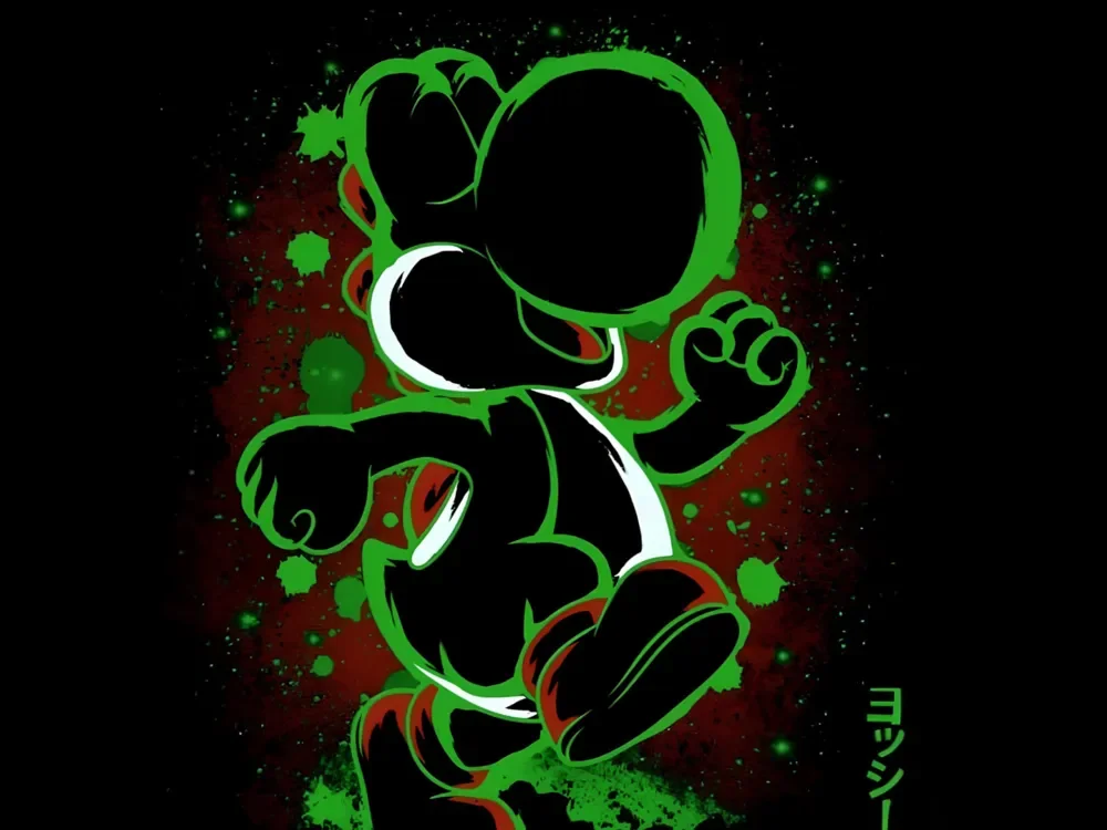 Yoshi 200x200 by Krave HueForge model: Yoshi 200x200 by Krave