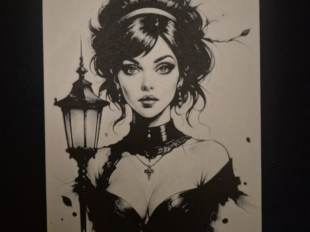 The Lady hueforge by Buntsta HueForge model: The Lady hueforge by Buntsta