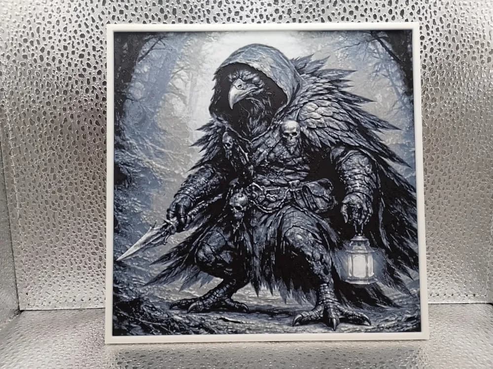 Kenku – Hueforge Fan Art by Borishotch Industries HueForge model: Kenku – Hueforge Fan Art by Borishotch Industries