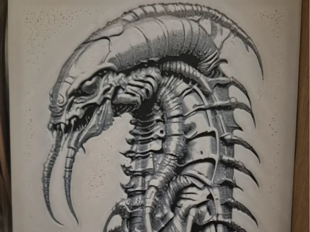 Alien Like hueforge by Buntsta HueForge model: Alien Like hueforge by Buntsta