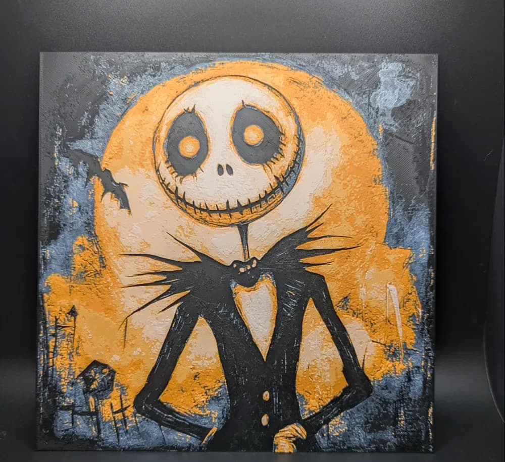 HueForge model: Jack Skellington Hueforge by the_bearded_jedi