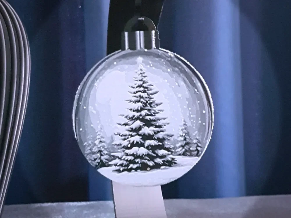 Christmas Tree Ornament, Hueforge by Dame Jo HueForge model: Christmas Tree Ornament, Hueforge by Dame Jo