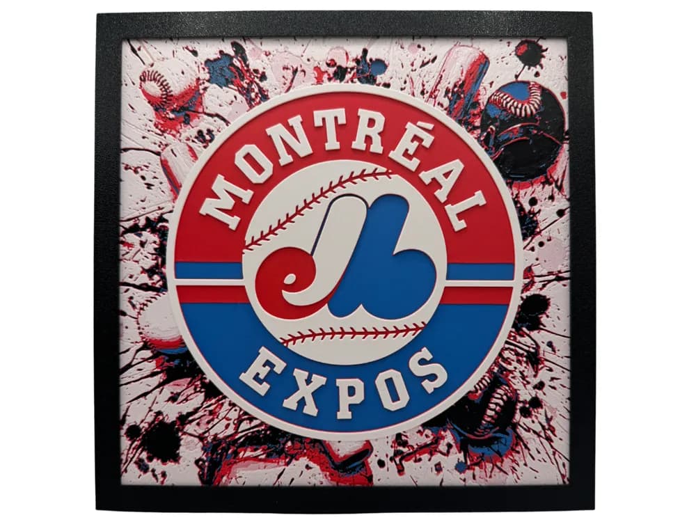 Montreal Expos - MLB Hueforge by Canadian Gamer HueForge model: Montreal Expos - MLB Hueforge by Canadian Gamer