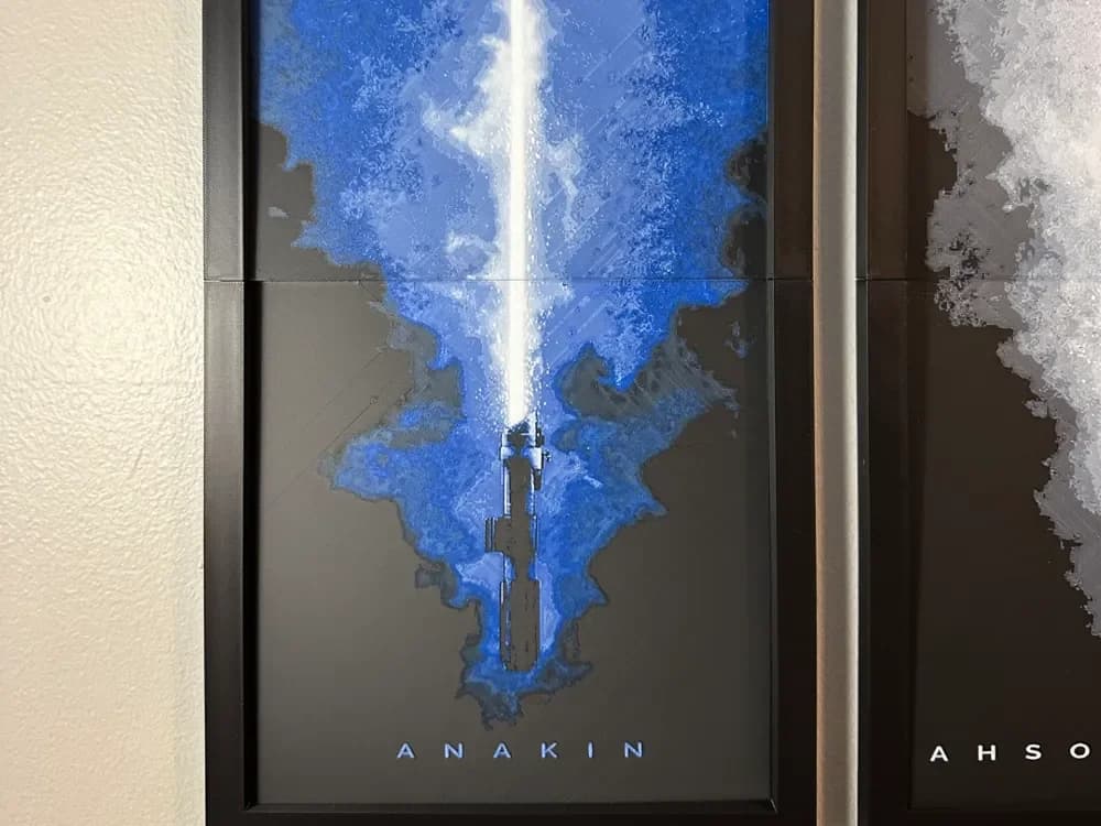 Anakin Light Saber 2-piece Hueforge