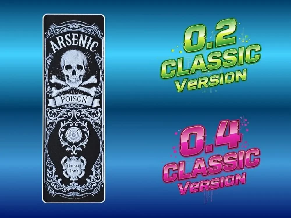 Arsenic Poison Bookmark by Atrus Design HueForge model: Arsenic Poison Bookmark by Atrus Design