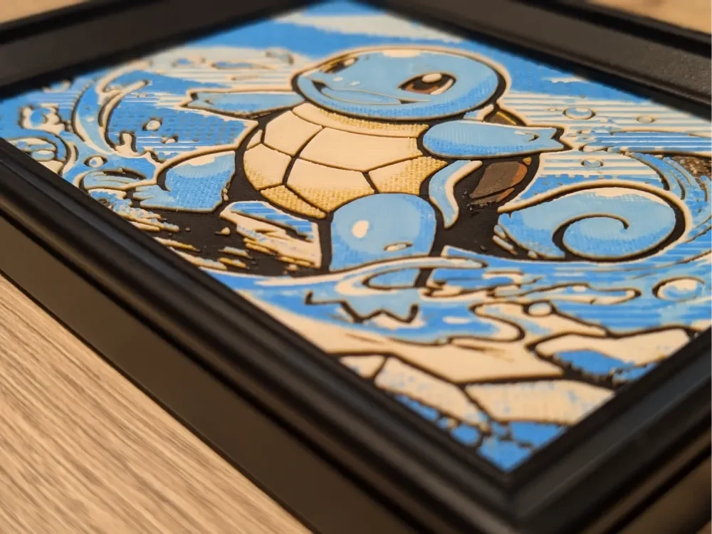 Squirtle Hueforge 7x5 by Nextopia HueForge model: Squirtle Hueforge 7x5 by Nextopia