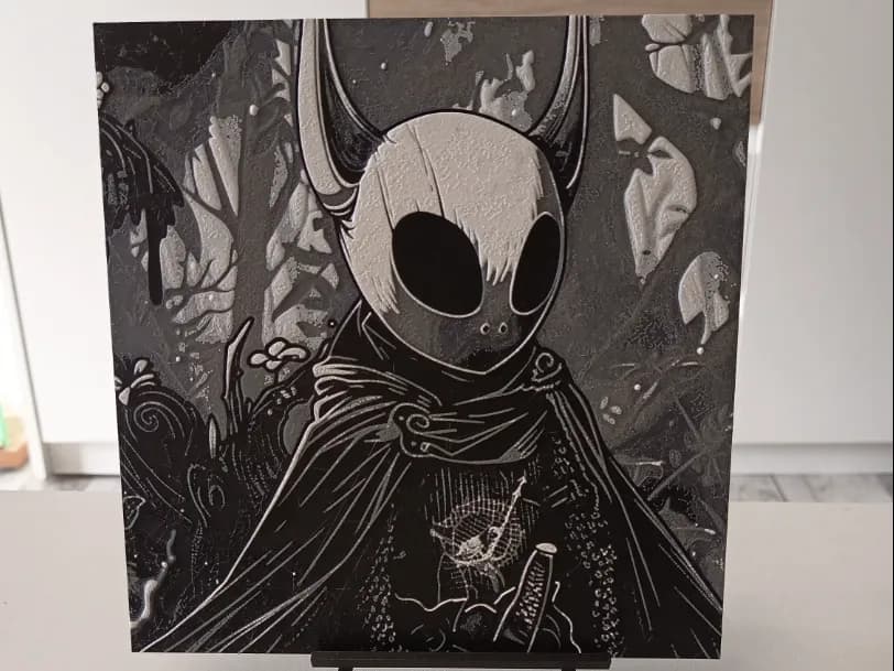 Hollow Knight Hornet Hueforge by 3DNesy HueForge model: Hollow Knight Hornet Hueforge by 3DNesy