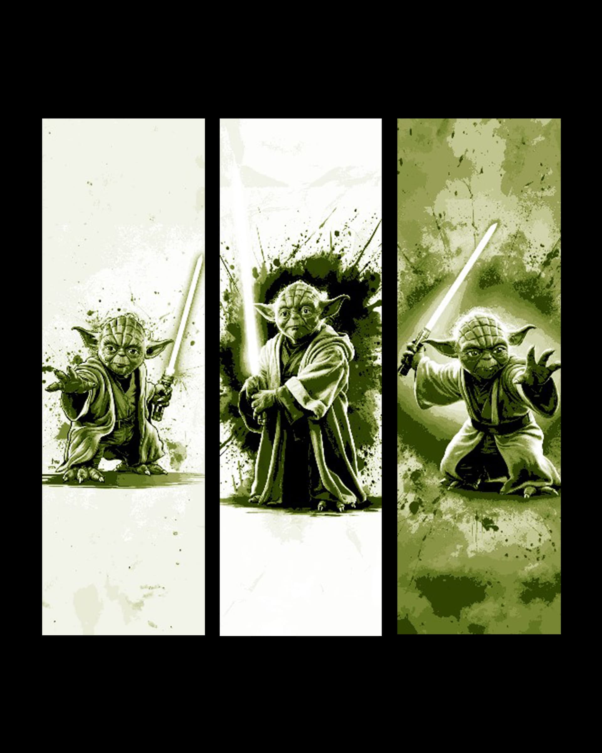 Star Wars Fan Art - Jedi Master Yoda - Set of Bookmarks by BooneCo3d HueForge model: Star Wars Fan Art - Jedi Master Yoda - Set of Bookmarks by BooneCo3d