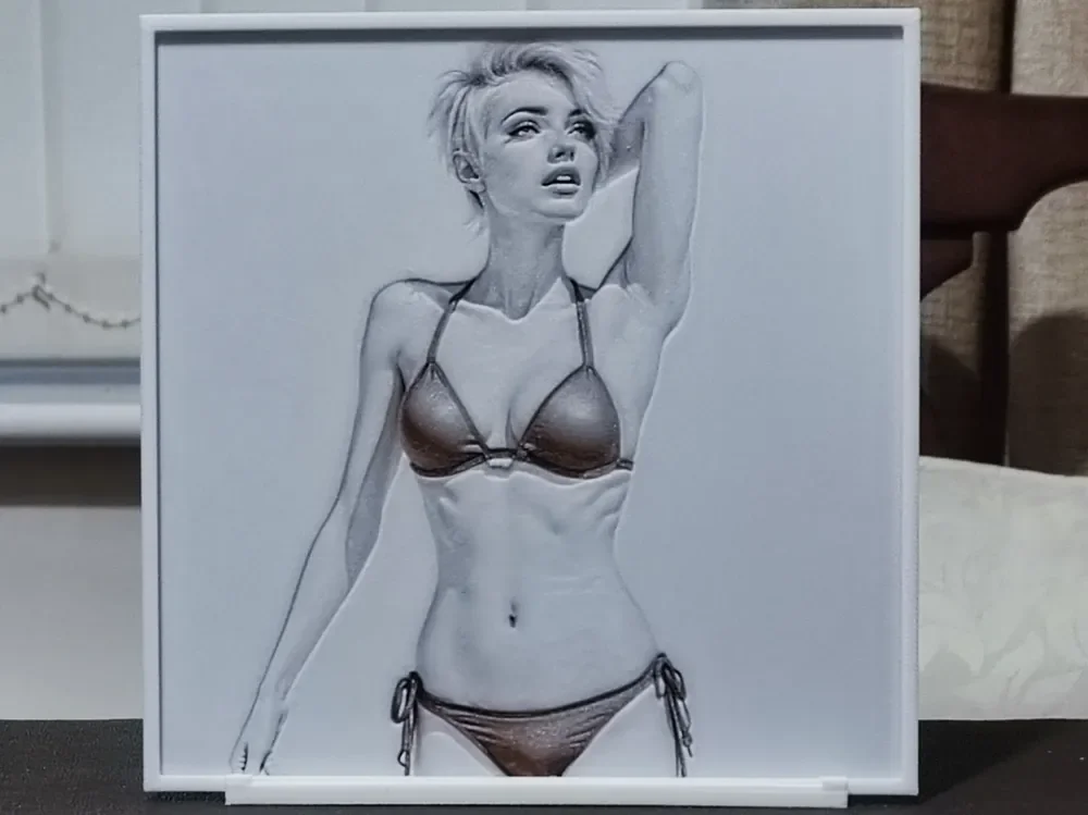 HueForge model: Beach Ready - HueForge 3 Color by BoDad