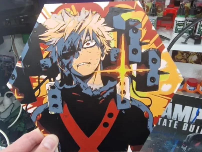 Bakugo Hueforge - My Hero Academia by Dakiren HueForge model: Bakugo Hueforge - My Hero Academia by Dakiren