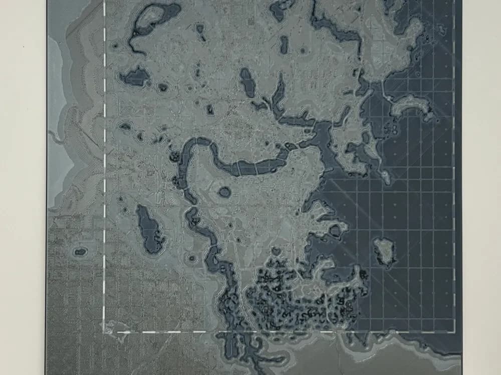 Fallout 4 CommonWealth Map HueForge Fallout 4 CommonWealth Map HueForge
