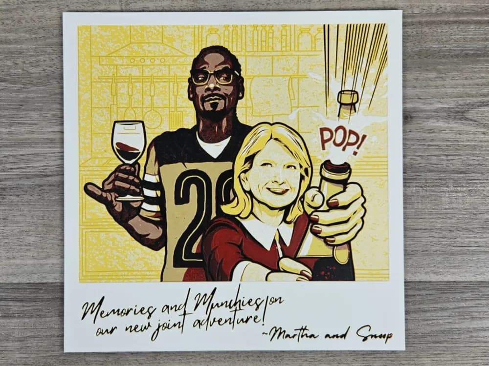 HueForge model: Martha and Snoop Joint Adventure by BusyKikiBee