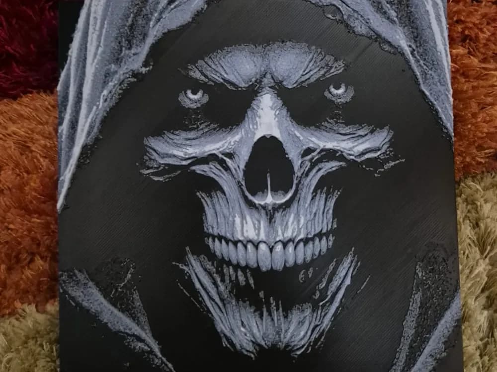 REAPER PROFILE HUEFORGE by Buntsta HueForge model: REAPER PROFILE HUEFORGE by Buntsta