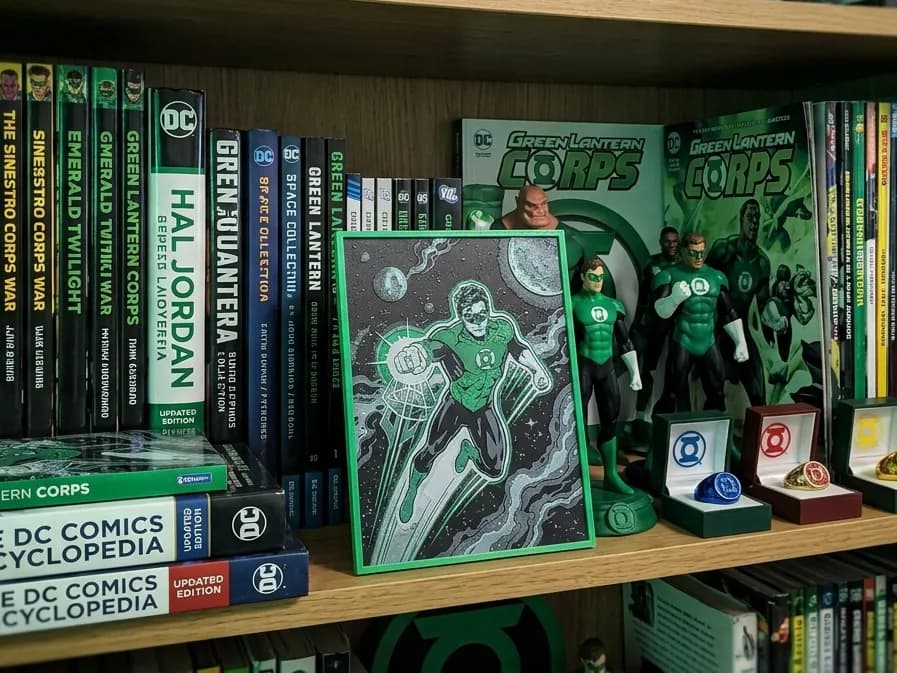 Green Lantern - HueForge Green Lantern - HueForge