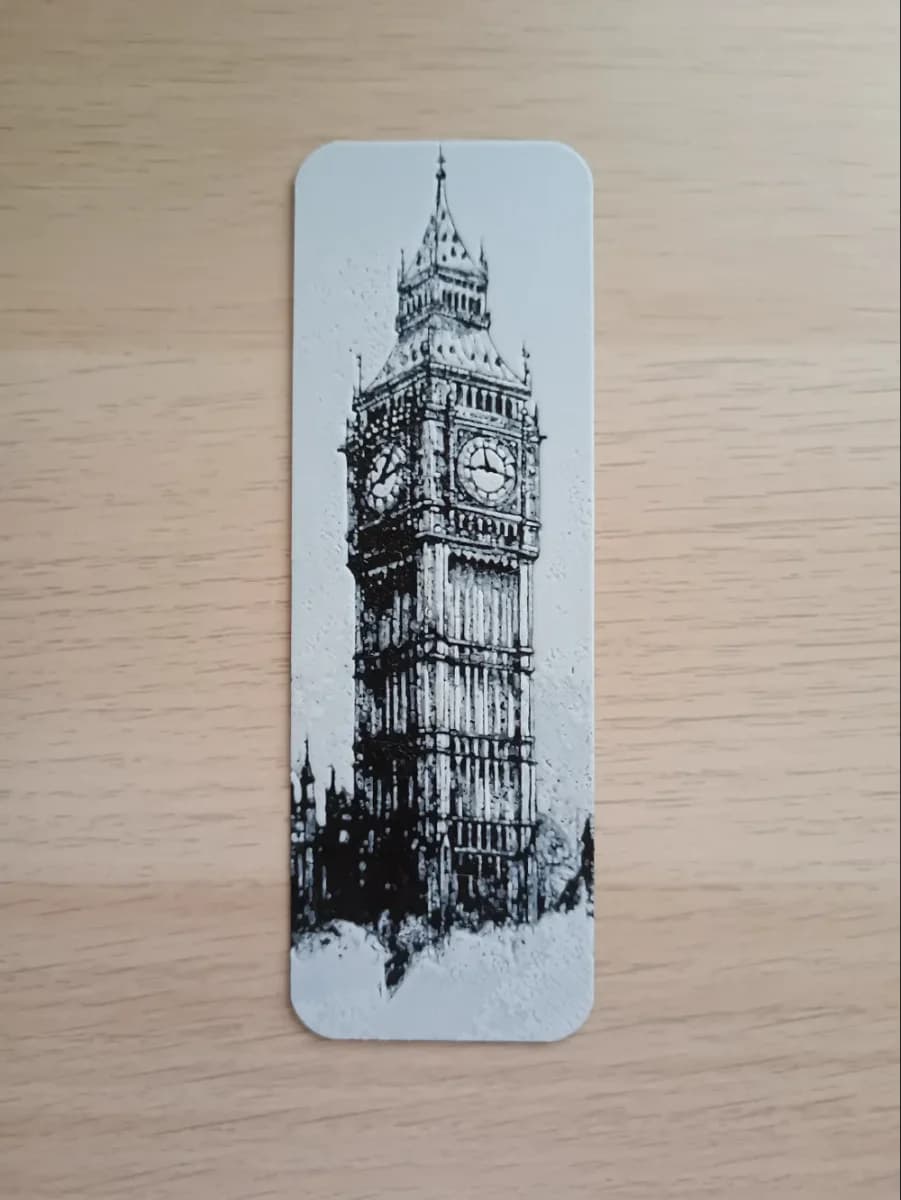 Big Ben Bookmark by Atrus Design HueForge model: Big Ben Bookmark by Atrus Design