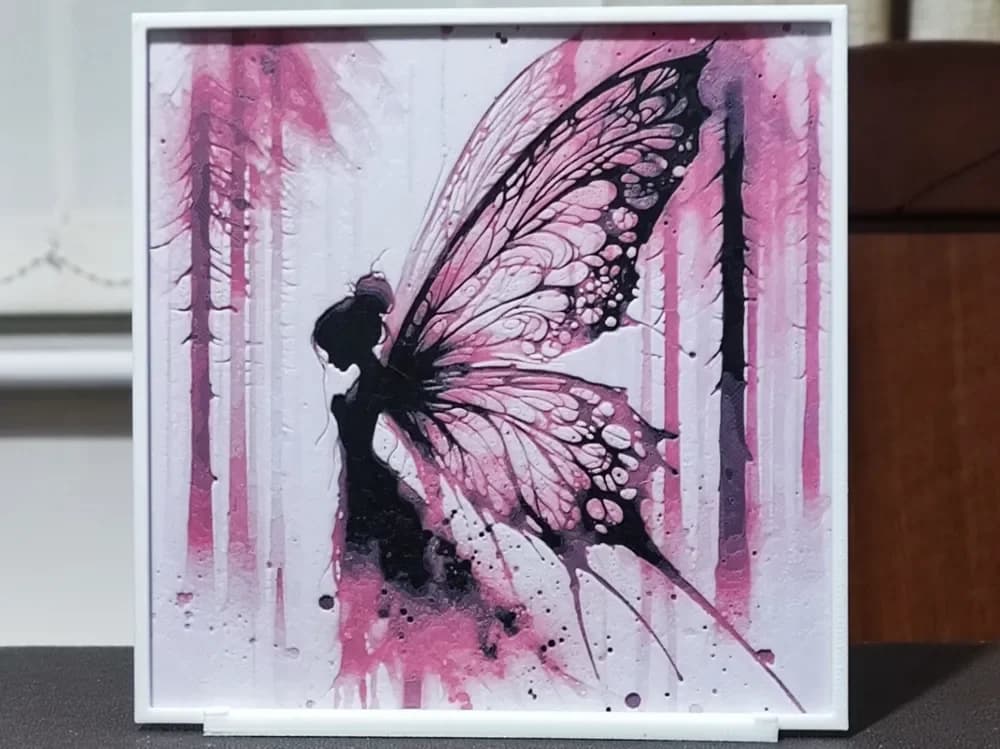 Chaotic Fairy - Hueforge 3 Color by BoDad HueForge model: Chaotic Fairy - Hueforge 3 Color by BoDad