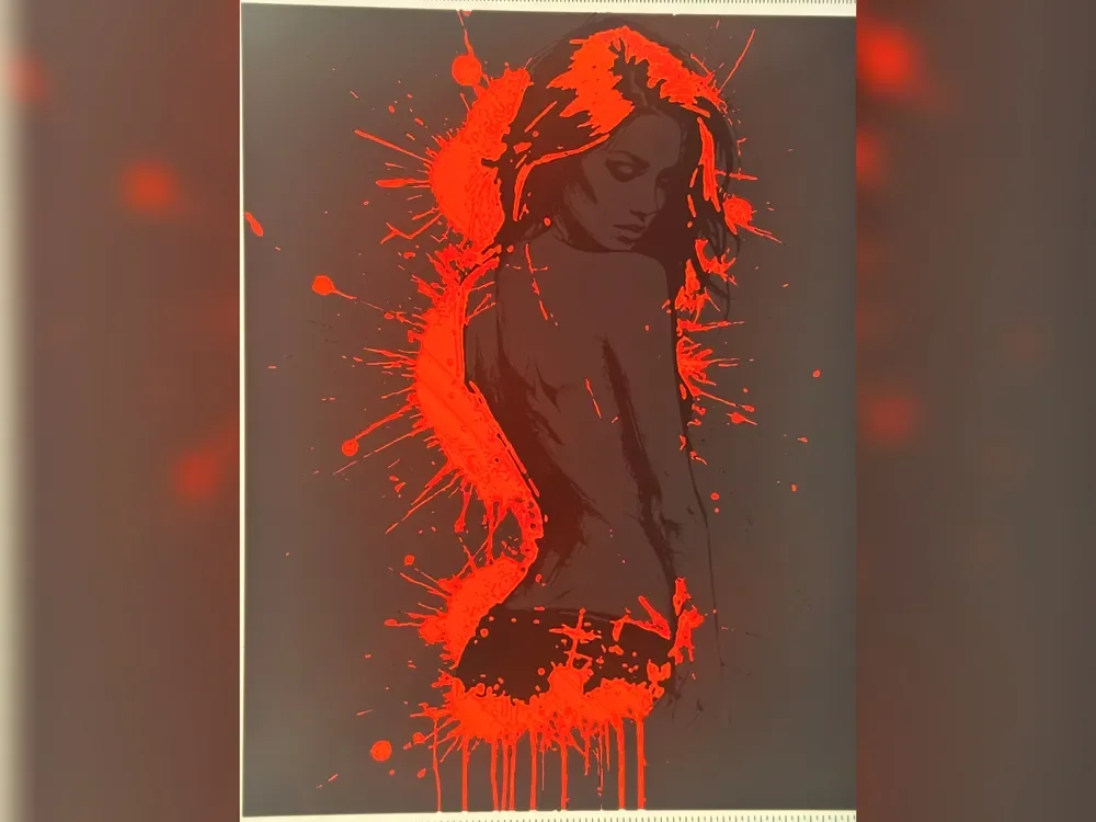 Woman On Fire hueforge bookmark set