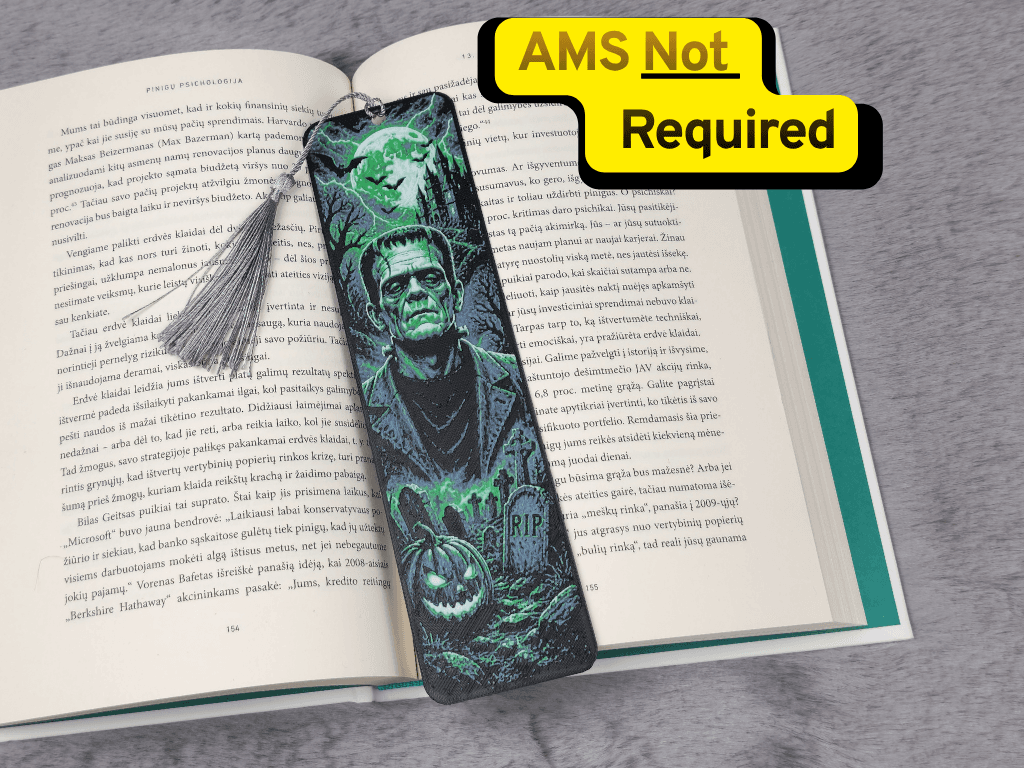 Frankenstein Halloween HueForge Bookmark Frankenstein Halloween HueForge Bookmark