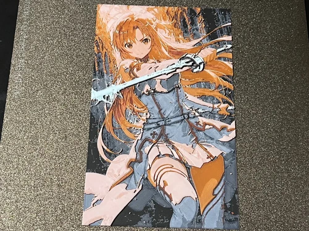 SwordArtOnline_Asuna by FantasyZ HueForge model: SwordArtOnline_Asuna by FantasyZ