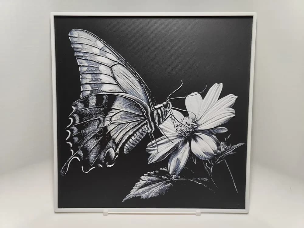 Butterfly - Hueforge by BeaN HueForge model: Butterfly - Hueforge by BeaN