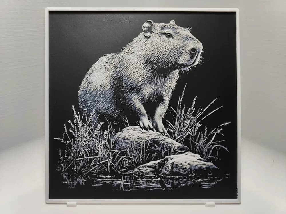 Capybara - Hueforge by BeaN HueForge model: Capybara - Hueforge by BeaN