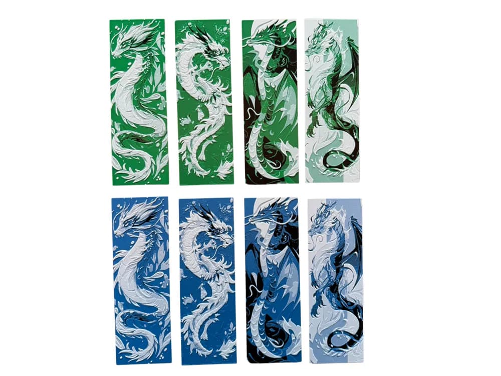 HueForge model: Bookmark - Dragons Set #2 by Canadian Gamer