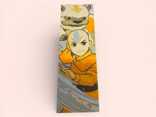 Avatar Aang 50mm by 150mm Bookmark by MythicHue's HueForge model: Avatar Aang 50mm by 150mm Bookmark by MythicHue's