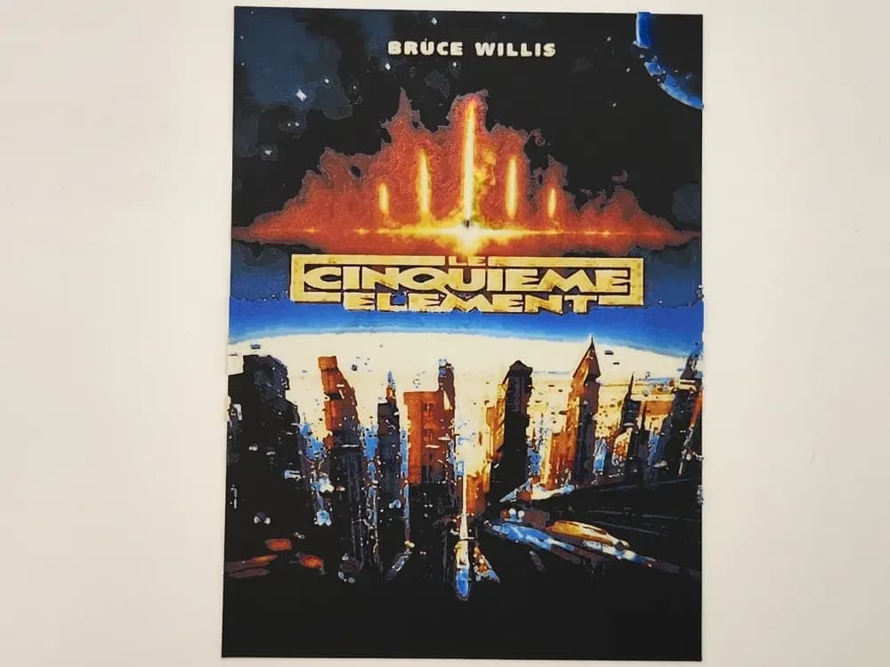 The Fifth Element poster - hueforge by Altf4-Formation HueForge model: The Fifth Element poster - hueforge by Altf4-Formation