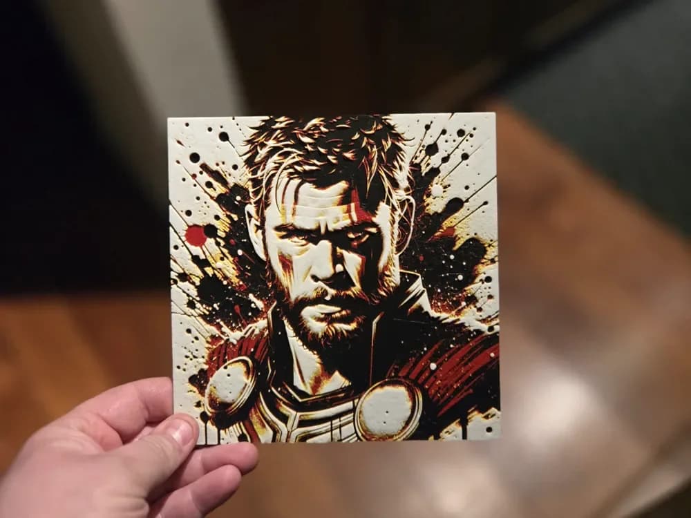 Graffiti Thor Hueforge by 3Ree Printing HueForge model: Graffiti Thor Hueforge by 3Ree Printing