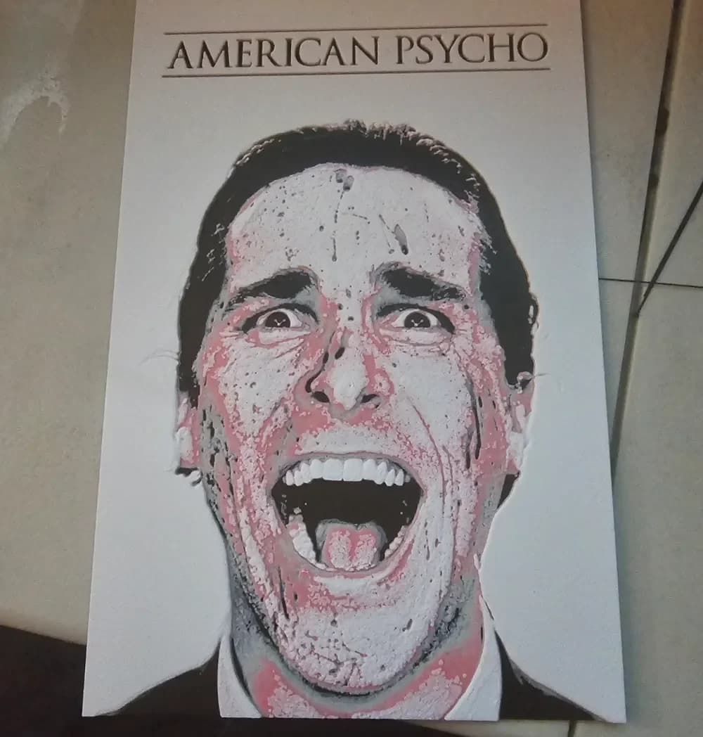 American Psycho Poster - Hueforge by Lumpy3D HueForge model: American Psycho Poster - Hueforge by Lumpy3D