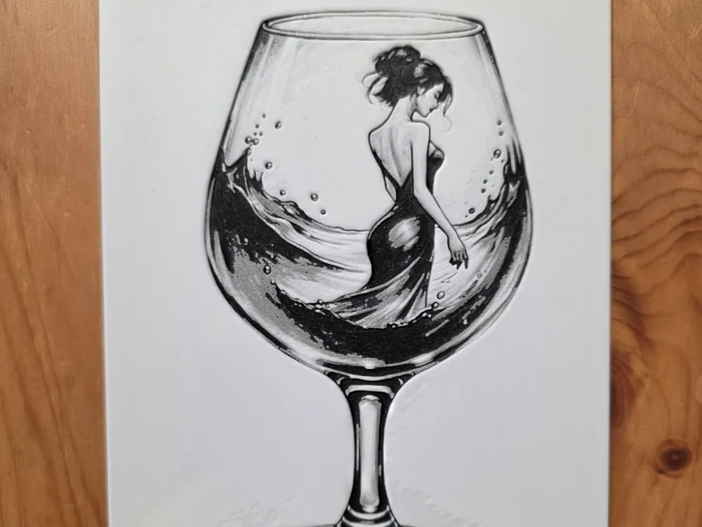 Wine Glass Hueforge Wine Glass Hueforge