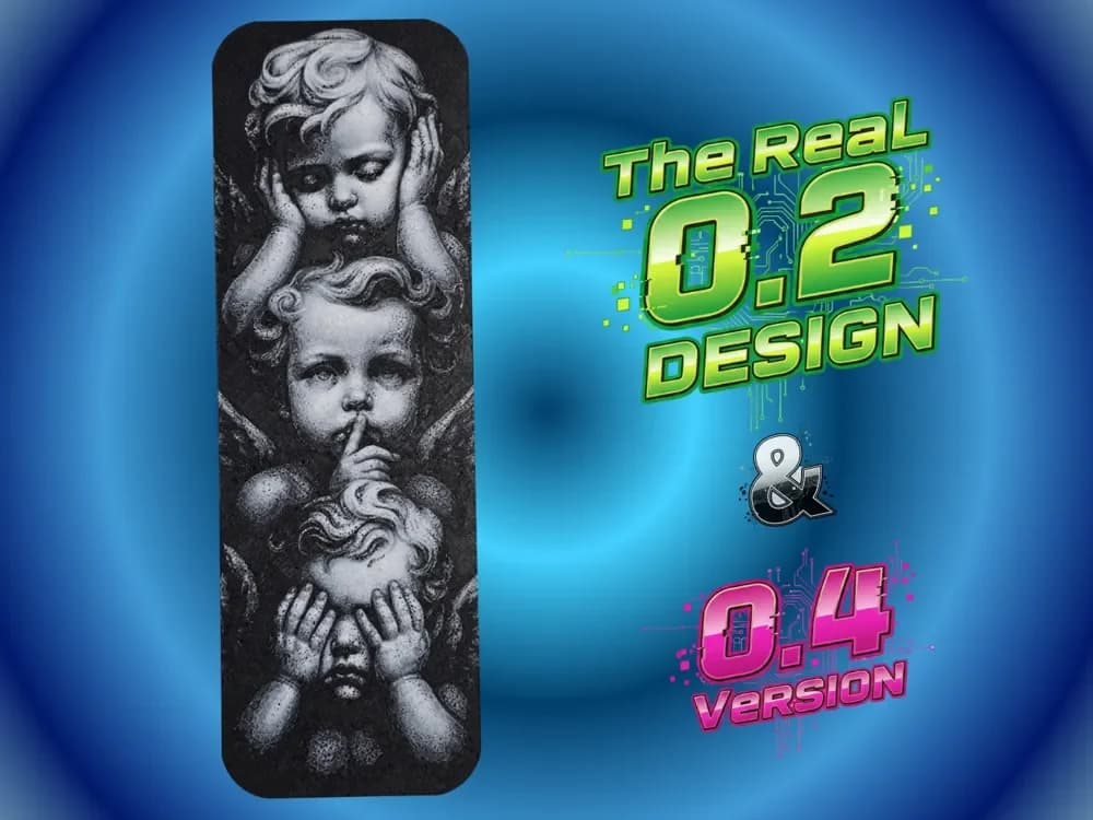 Baby Angels Bookmark by Atrus Design HueForge model: Baby Angels Bookmark by Atrus Design