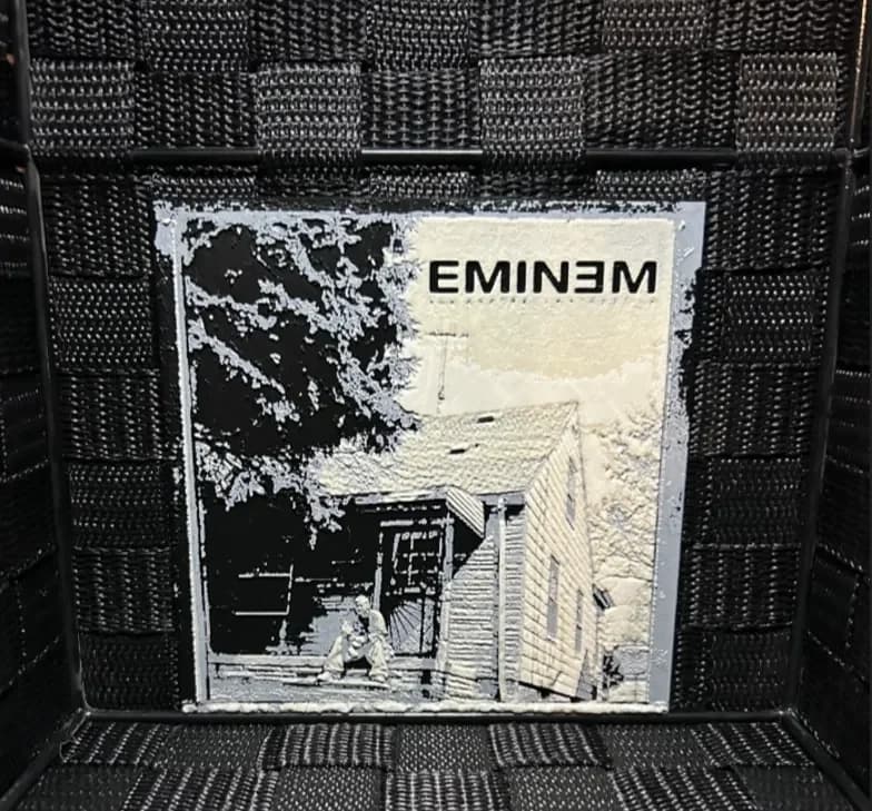 HueForge model: Hueforge Music Poster - Eminem Marshall Mathers LP by JoDau