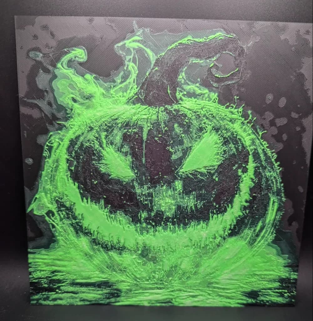 Spooky Pumpkin Hueforge by the_bearded_jedi HueForge model: Spooky Pumpkin Hueforge by the_bearded_jedi