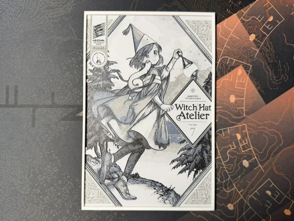 Witch Hat Atelier - Manga Vol 7 by ZorPrime7 HueForge model: Witch Hat Atelier - Manga Vol 7 by ZorPrime7