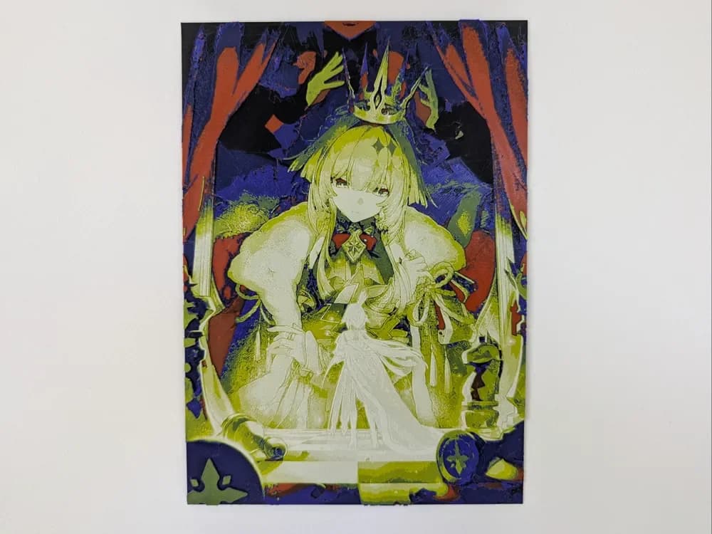 HueForge model: Honkai Star Rail: Cerydra Light Cone Hueforge by Razel