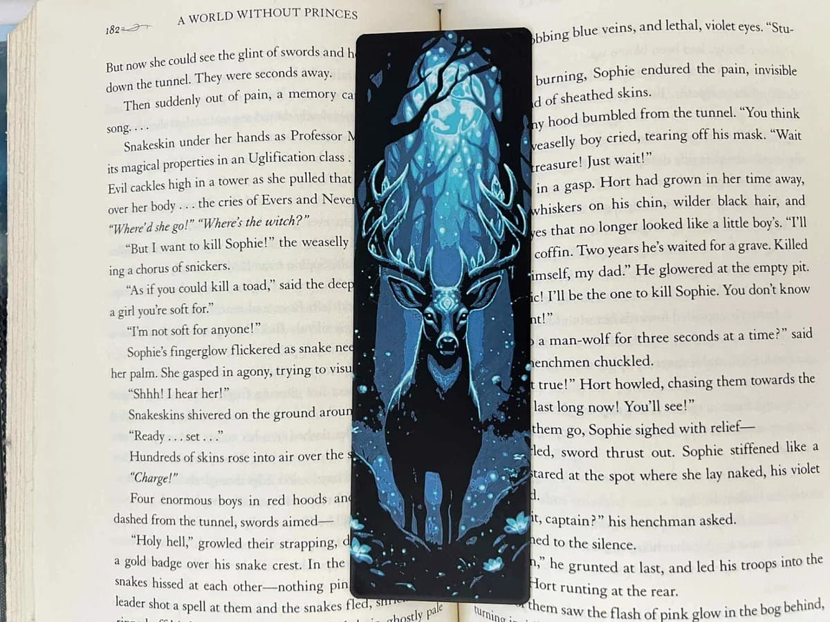 Majestic Stag - Bookmark by 3djd HueForge model: Majestic Stag - Bookmark by 3djd