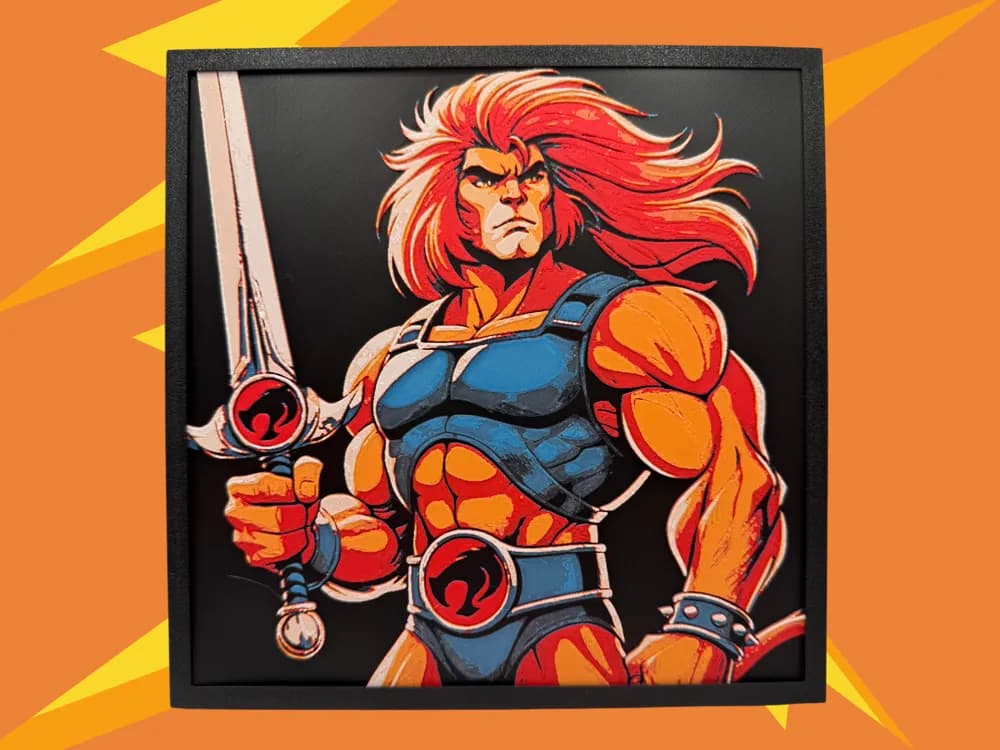 HueForge model: Lion-O - Thundercats by Canadian Gamer